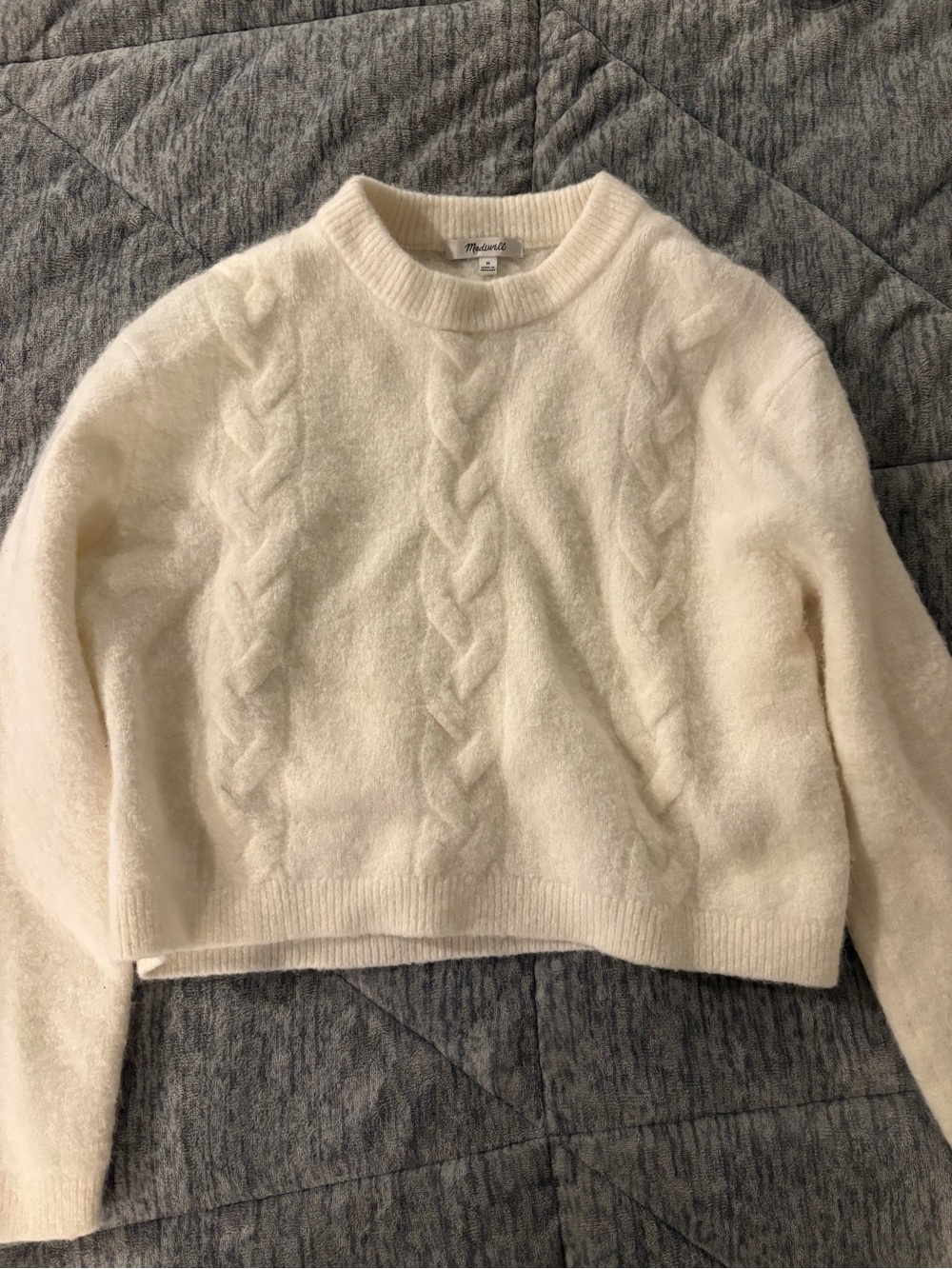 Madewell Cropped Sweater